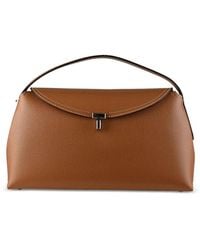 TOTEME - T-Lock Grained Leather Tote Bag - Lyst