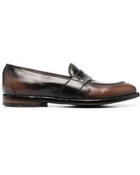 Officine Creative - Temple Leather Penny Loafers - Lyst