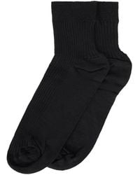 Valentino Garavani - Calcetines De Canalé - Lyst