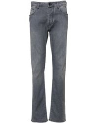 Jacob Cohen - Bard Mid-Rise Slim-Fit Jeans - Lyst