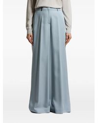 Peserico - Pleat-Detail Palazzo Pants - Lyst