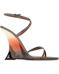 Paris Texas - 105Mm Nina Leather Sandals - Lyst