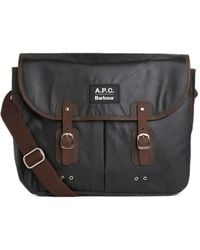 Barbour - X A.P.C. Buckle-Fastening Messenger Bag - Lyst