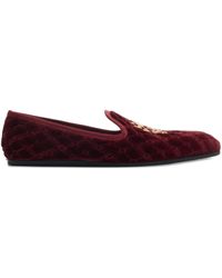Burberry - Gesteppte Loafer mit Wappendetail - Lyst