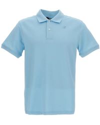 K-Way - Amedee Logo-Patch Polo Shirt - Lyst