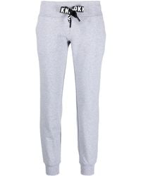 DKNY - Logo-Print Drawstring Track Pants - Lyst