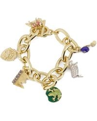 Burberry - Armband Mit Anhängern - Lyst