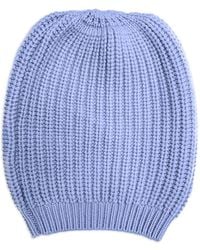 LA ROSE - Cash Ribbed Beanie - Lyst