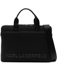 Karl Lagerfeld - K/essential Laptop Bag - Lyst