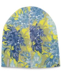 In bed with You - Floral-Print Cashmere Beanie Hat - Lyst