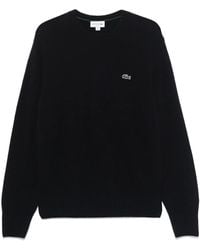 Lacoste - Wool Crew Neck Sweater - Lyst