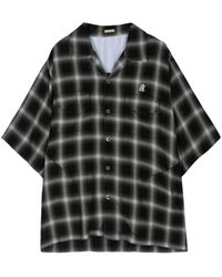 Undercover - Checked Cotton Shirt - Lyst