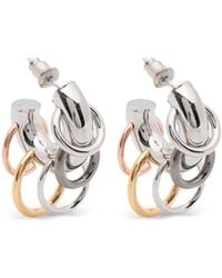 Panconesi - Pierced Hoops Earrings - Lyst