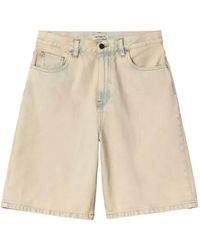 Carhartt - Brandon Washed Denim Shorts - Lyst