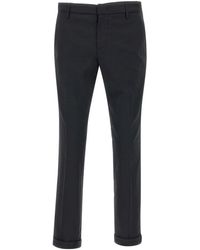 Dondup - Broek Van Wolblend Met Toelopende Pijpen - Lyst