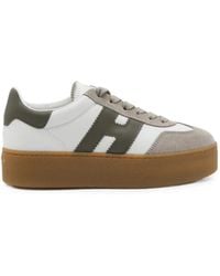 Hogan - Logo-Patch Platform Sneakers - Lyst