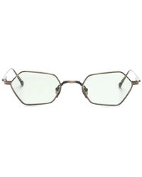 Matsuda - Geometric-Frame Titanium Sunglasses - Lyst