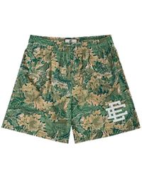 Eric Emanuel - Leaf-Pattern Shorts - Lyst