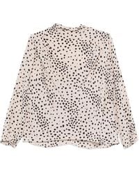 Ba&sh - Delphine Spotted Long-sleeve Blouse - Lyst