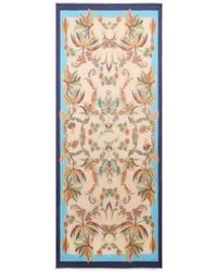 Etro - Modal And Cashmere Scarf With Paisley Foliage Motif - Lyst