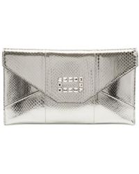 Lancel - Borsa A Tracolla Effetto Pelle Di Serpente Con Cristalli - Lyst