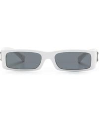 Dolce & Gabbana - Logo-Plaque Rectangle-Frame Sunglasses - Lyst
