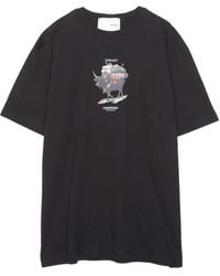 Yoshio Kubo - T-Shirt Mit Ochsen-Print - Lyst