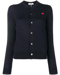 COMME DES GARÇONS PLAY - Basic Cardigan - Lyst