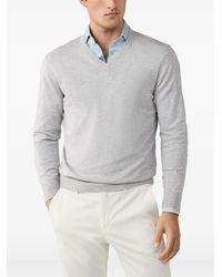 Hackett - Pull À Col V Avec Coudières - Lyst