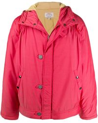 Giorgio Armani 1980s Gefütterter Mantel - Rot