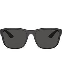 Prada Linea Rossa - Square-Frame Sunglasses - Lyst