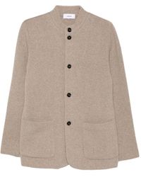 Lardini - Mandarin-Collar Button-Up Jacket - Lyst