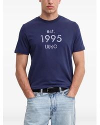 Liu Jo - Logo-Print T-Shirt - Lyst