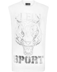 Philipp Plein - Canotta Con Stampa Tigre - Lyst