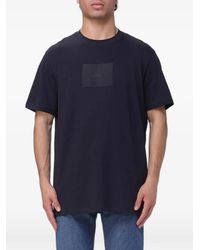ARMANI EXCHANGE - Logo-Print Crew-Neck T-Shirt - Lyst