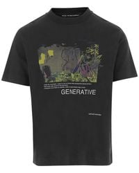 and wander - T-Shirt Imprimé À Manches Courtes - Lyst