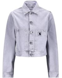 Carhartt - Arca Buttoned Pocket Denim Jacket - Lyst
