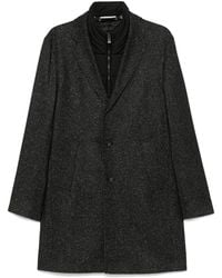 BOSS - Panelled Coat - Lyst