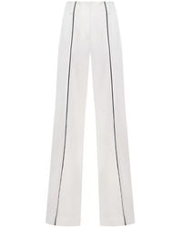 A.M.G - Contrast-Piping Trousers - Lyst