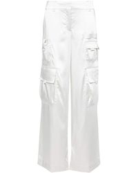 Off-White c/o Virgil Abloh - Off- Logo-Embroidered Trousers - Lyst