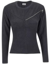 VAQUERA - Haut Façon Corset À Détail Zippé - Lyst