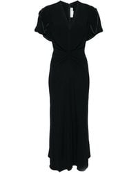 Victoria Beckham - Gathered-detail Dress - Lyst