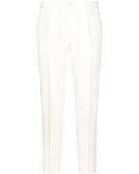 Dolce & Gabbana - Linen Tailored Trousers - Lyst