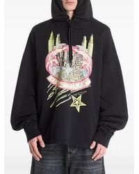 Off-White c/o Virgil Abloh - Graphic-Print Loose-Fit Hoodie - Lyst