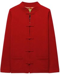 Shanghai Tang - Tang Frog-Fastening Cardigan - Lyst