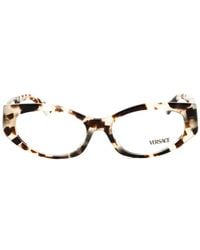 Versace - Tortoiseshell-Effect Cat-Eye Glasses - Lyst