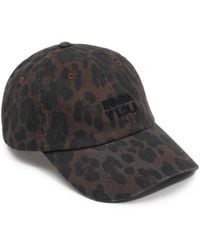 Bimba Y Lola - Leopard Cotton Cap - Lyst