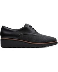 Clarks - Sharon Rae Lace-Up Derby Shoes - Lyst