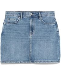 DKNY - High Waist Mini-Rok - Lyst