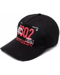 DSquared² - Gorra Con Efecto Envejecido Y Logo Estampado - Lyst
